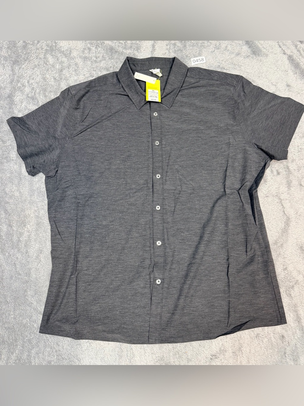 all in motion Charcoal Short-Sleeve Button-Down Shirt